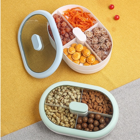 Khay Đựng Trái Cây Khô Bánh Kẹo Hạt Dưa Hấu Tiện Dụng Cho Phòng Khách