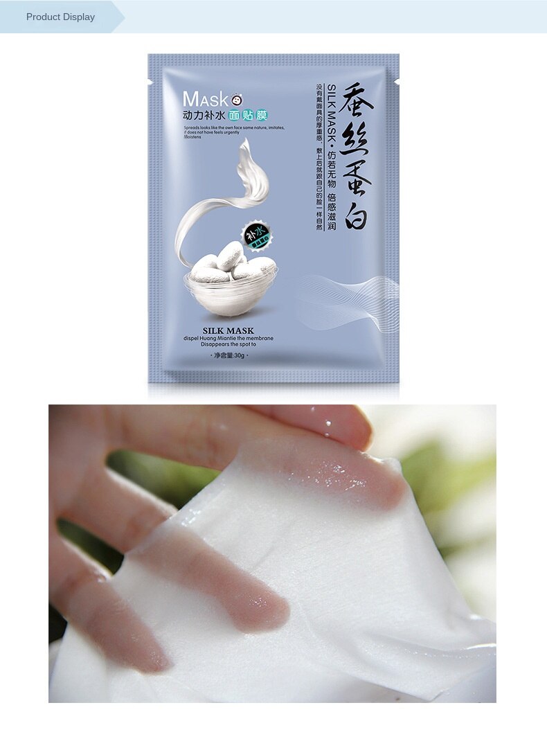 Mặt Nạ Lụa Protein Dưỡng Ẩm Nhẹ Chăm Sóc Và Làm Sáng Da | BigBuy360 - bigbuy360.vn