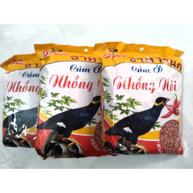 [Mã PET50K giảm Giảm 10% - Tối đa 50K đơn từ 250K] Cám ớt nhồng nói,cưởng, sáo, két Bifood 500g