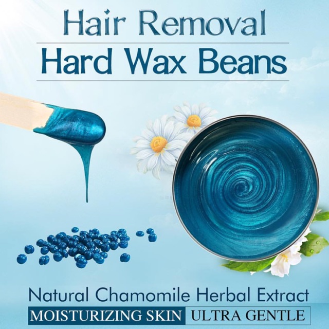 Sáp Wax Lông Nóng hat đậu Ngọc Trai BLUE ZOO HARD WAX BEANS Gói 500Gr