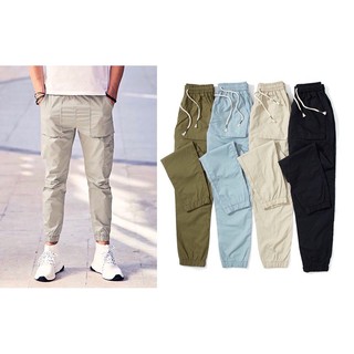 Quần kaki nam kiểu dáng jogger túi hộp, quần jogger nam chất liệu kaki cao cấp thời trang PATOMI-Q095