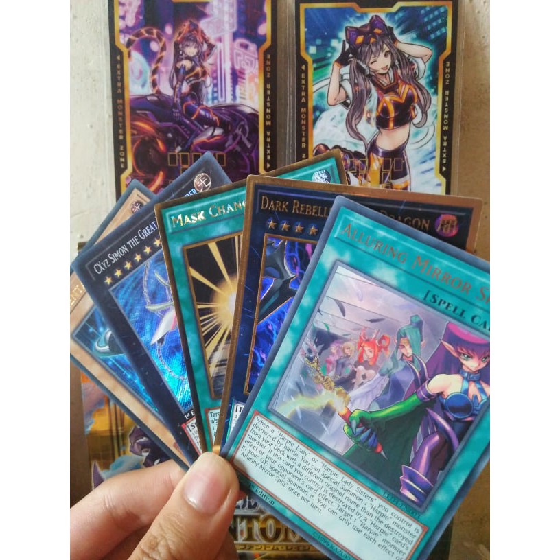 01 Lá Thẻ Bài Thật YUGIOH Ngẫu Nhiên - Độ Hiếm Từ Super Rare Trở Lên TCG