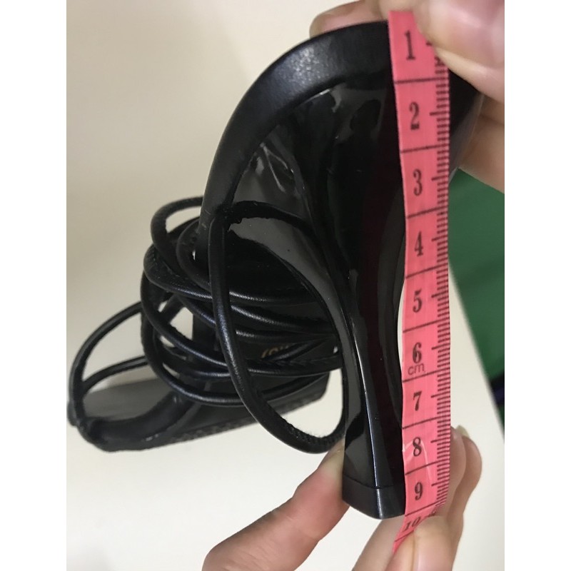 Sandal nữ buộc dây gót nhọn cao 9cm phong cách quyến rũ