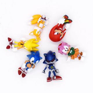 Set 6 Mô Hình Nhân Vật Sonic 5-8cm