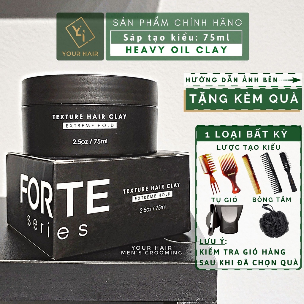 Sáp vuốt tóc Forte Series Texture Clay - 100g