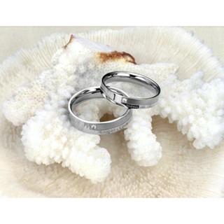 Nhẫn cặp inox endless love cao cấp