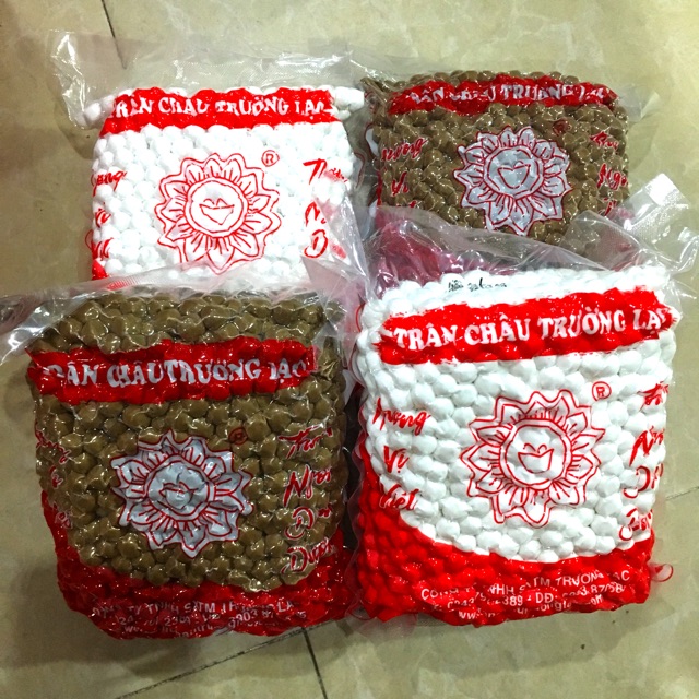 1kg trân châu đen, trắng Trường Lạc dẻo ngonnn