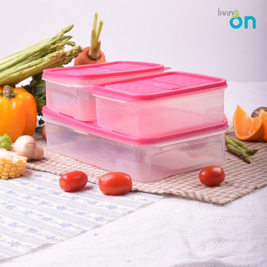 Combo 3 hộp nhựa đựng cơm set 02