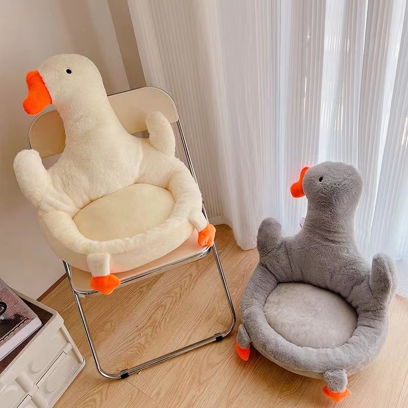 Đệm Tròn Nhồi Bông Hình Ngỗng Dễ Thương Phong Cách Nhật Bản