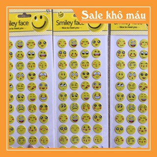 1 miếng sticker nổi icon cảm xúc trang trí điện thoại, máy tính, sổ tay