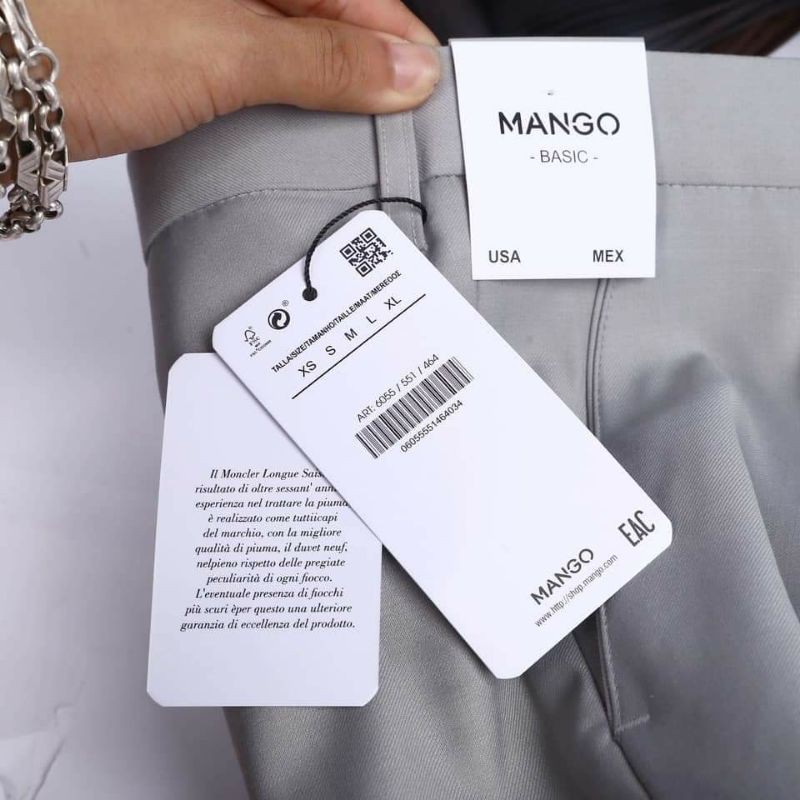 Quần âu Nam dáng slim