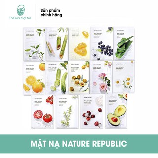 [CHÍNH HÃNG] Mặt nạ Nature Republic Real Nature