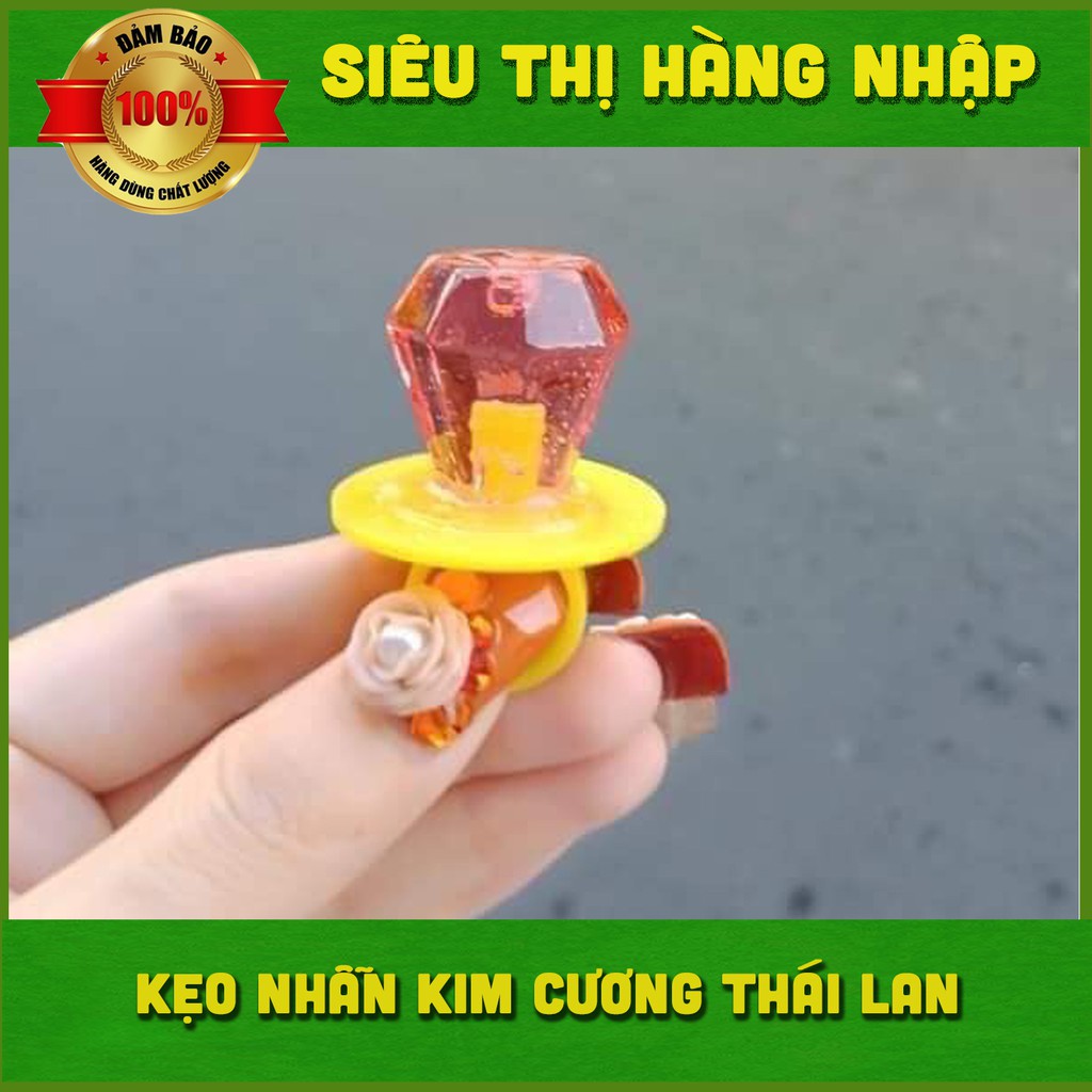 [4 vị] Kẹo nhẫn kim cương RingPop Thái Lan