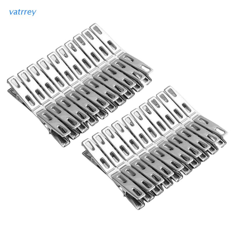 Set 40 kẹp phơi quần áo bằng thép không gỉ tiện dụng