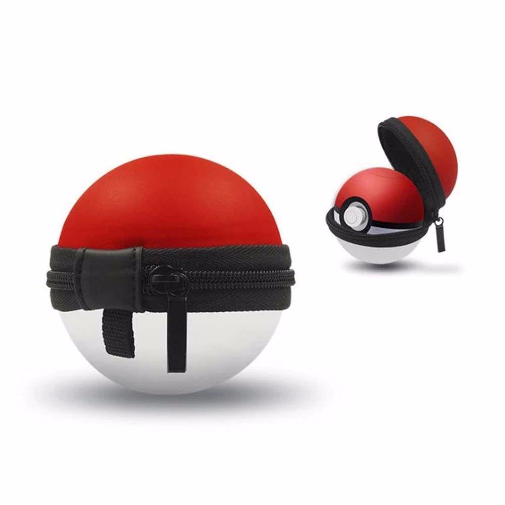 Túi Đựng Bảo Vệ Máy Chơi Game Switch Hình Quả Bóng Pokemon Có Khóa Kéo AUGUSTINA Pokeball Ốp