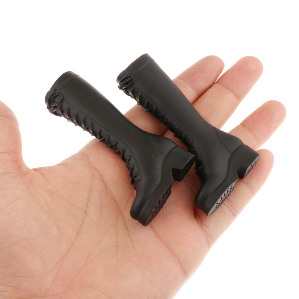 Giày Boot Cao Cổ 12 Inch Tỉ Lệ 1 / 6 Cho Mô Hình Nhân Vật Kokiya