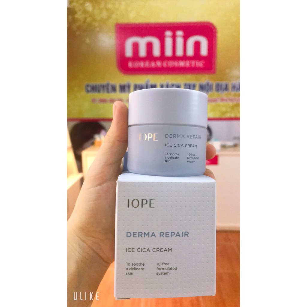 KEM DƯỠNG IOPE DERMA REPAIR ICE CICA CREAM