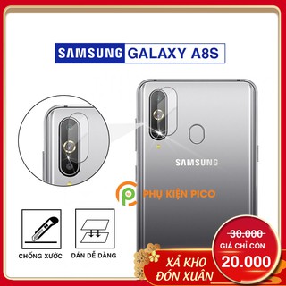 Cường lực camera Samsung A8s trong suốt độ cứng 9H chống trầy xước, va đập - Dán camera Samsung Galaxy A8s