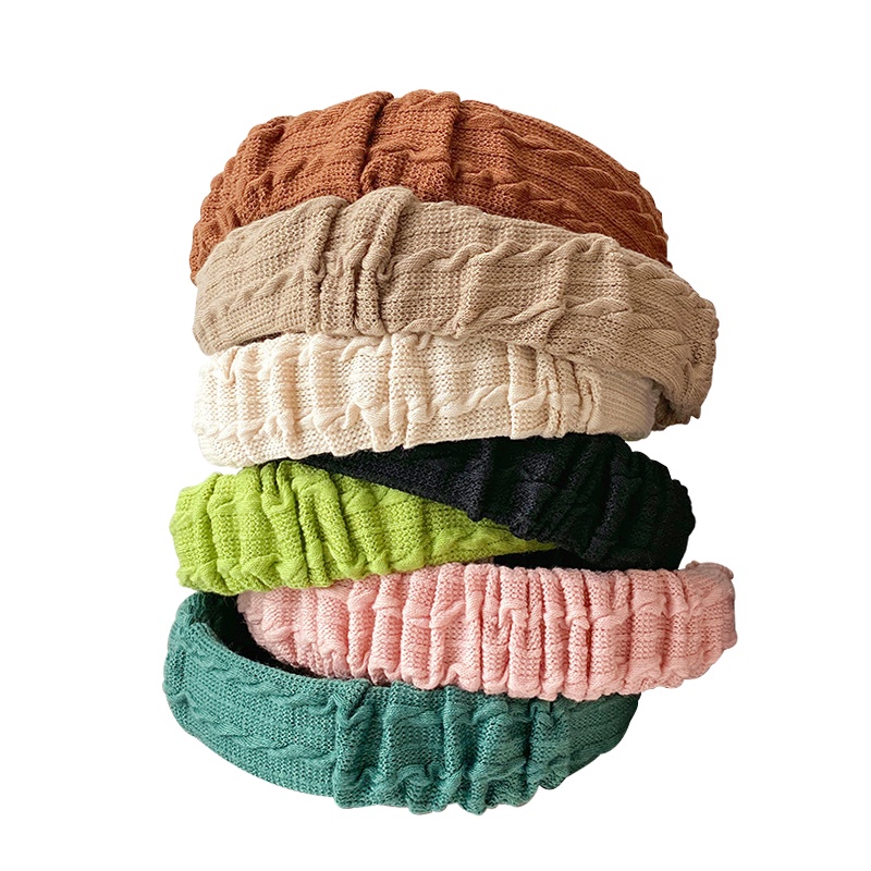 Cài Tóc Lông Xù Vành Rộng Thời Trang Dành Cho Nữ