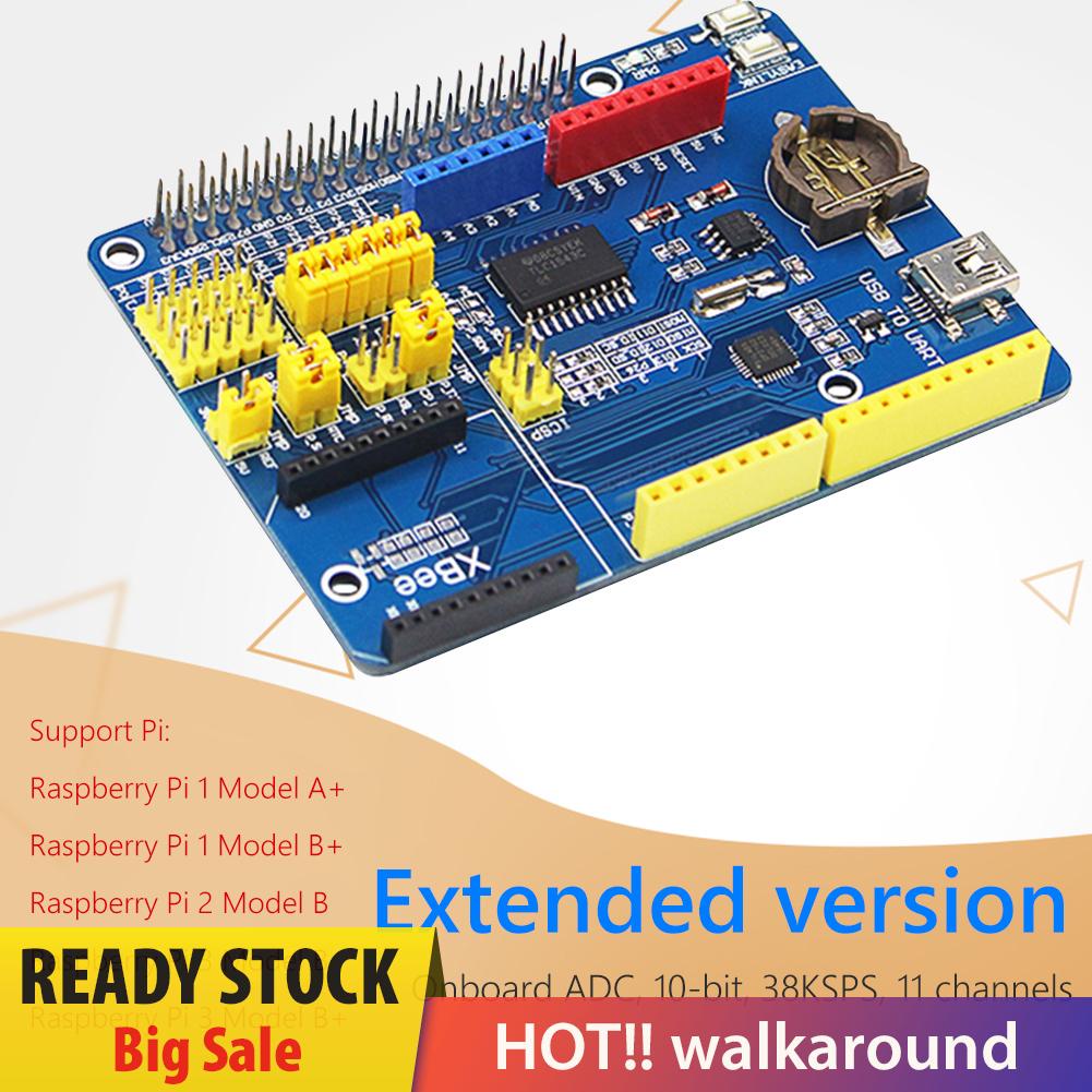 walkaround Raspberry Pi 4B Expansion Board Supports XBee Modules for Computer Python