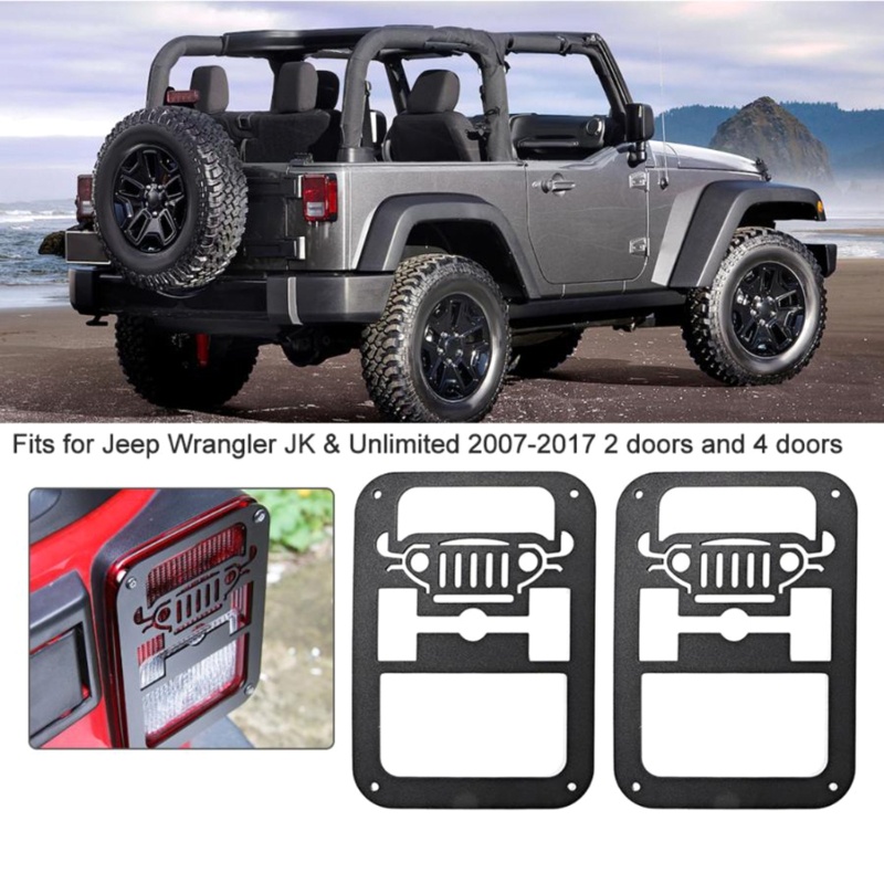 Ốp Bảo Vệ Đèn Đuôi Xe Bằng Kim Loại Cho 2018-2013