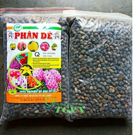 Phân Dê Sạch Đã Qua Xử Lý Làm Phân Bón Lan Và Phân Bón Cây Trồng HAK Gói 1kg
