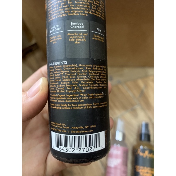 Toner Nước hoa hồng Shea moisture