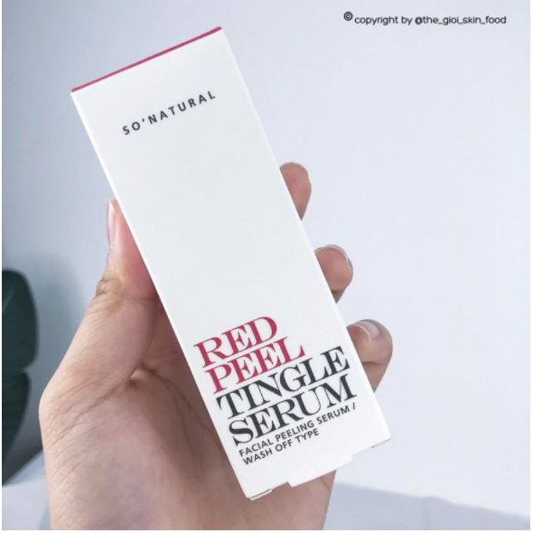 Tinh Chất Tẩy Da Chết Hóa Học So' Natural Red Peel Tingle Serum 35ml | BigBuy360 - bigbuy360.vn