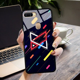 Ốp lưng kính 3D Oppo A7/ A5S/ A12