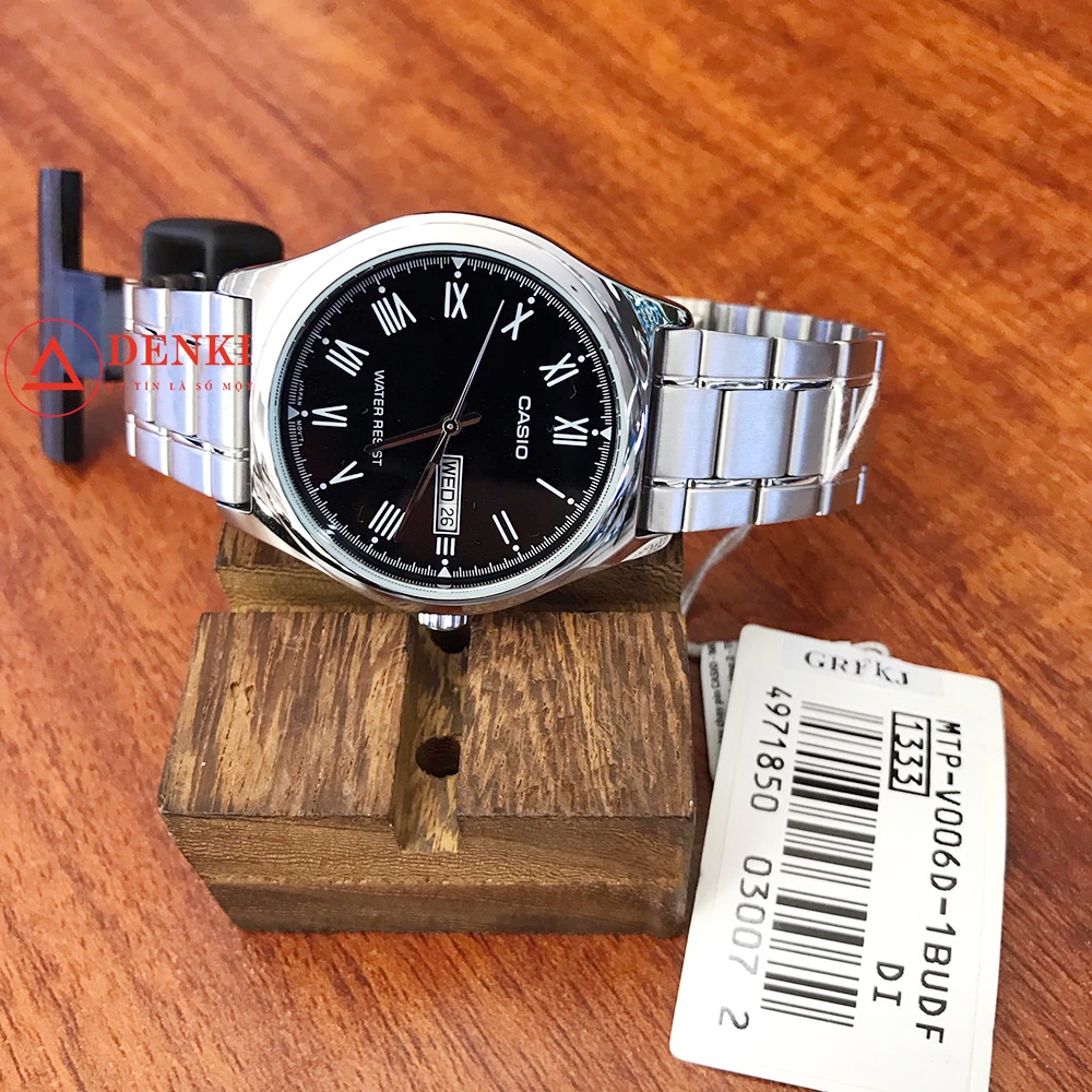 Đồng hồ Nam Casio MTP-V006 chính hãng Anh Khuê có tem bảo hành điện tử