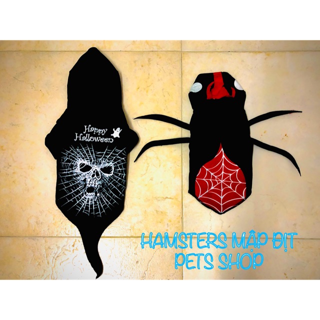 ÁO HOÁ TRANG HALLOWEEN NHỀN NHỆN CHO THÚ CƯNG