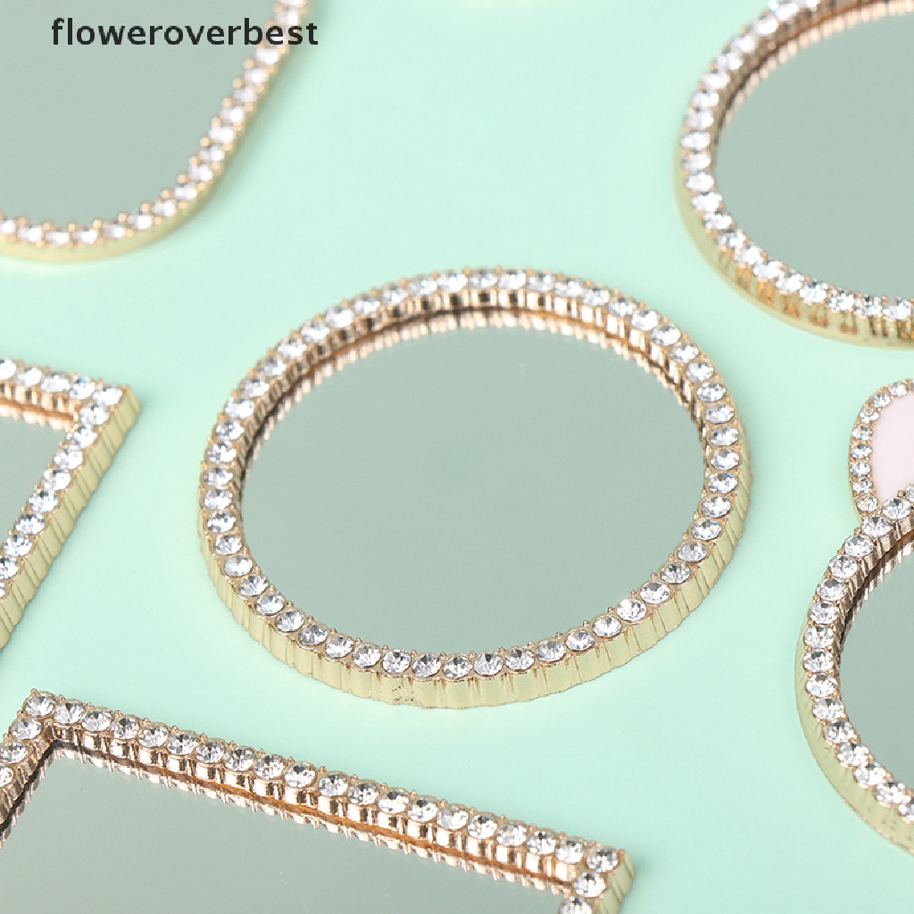 Gương Trang Điểm Mini Tỉ Lệ 1: 12 Gắn Tường Trang Trí Nhà Búp Bê