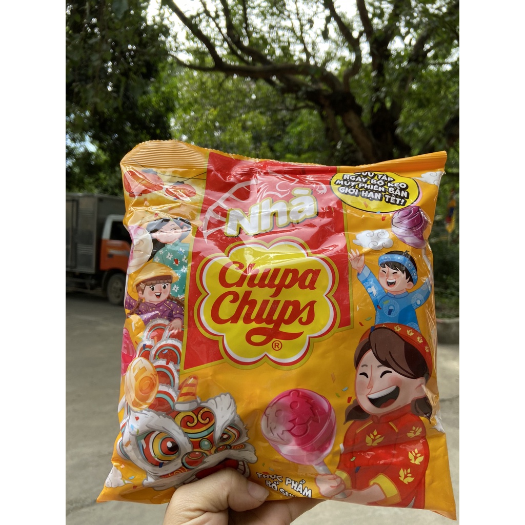 GÓI KẸO MÚT CHUPA CHUPS SẮC MÀU 50 chiếc