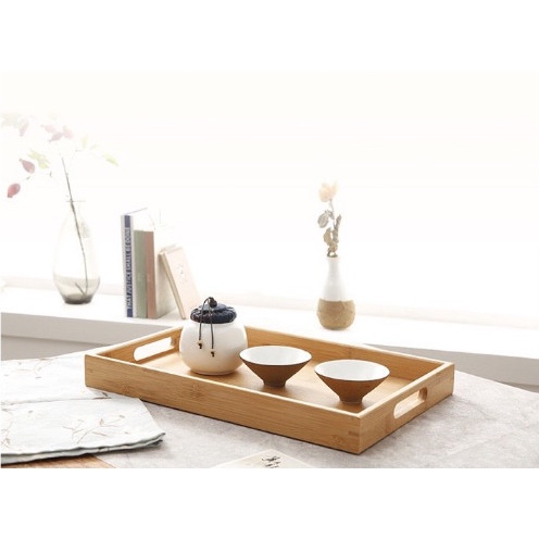 Khay gỗ đa năng cao cấp - Sử dụng gia đình, hàng quán, bưng bê, trang trí đa dụng - Mộc Ánh Dương