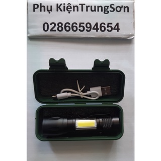 Đèn pin mini 1516 pin sạc