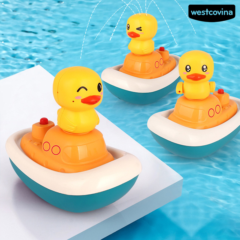 Bộ 4 Con Vịt Đồ Chơi + 4 Vòi Nước Cho Bé