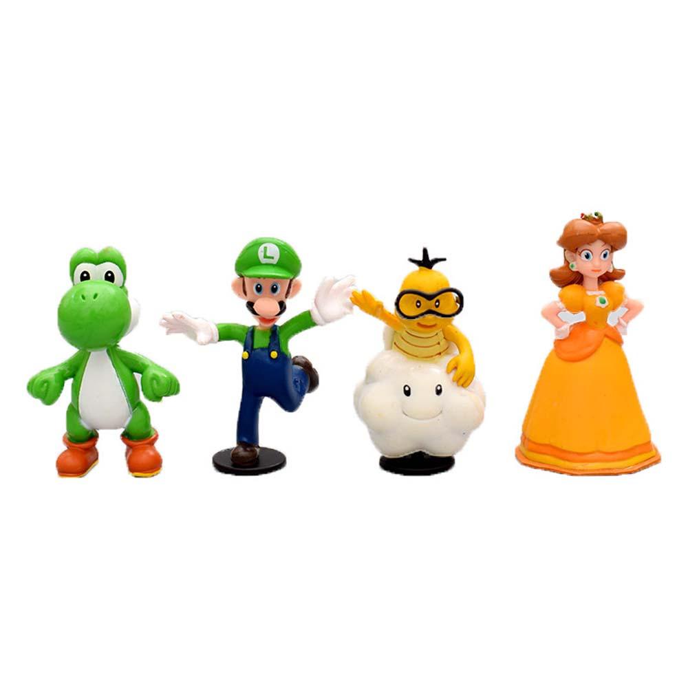 Mô Hình Nhân Vật Super Mario Bros Dễ Thương Để Bàn Trang Trí Nhà Cửa REBUY1