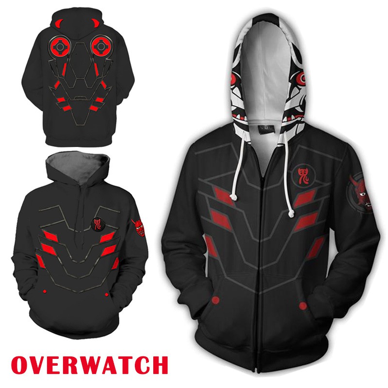 Áo Khoác Hoodie Overwatch S-3Xl Cho Nam