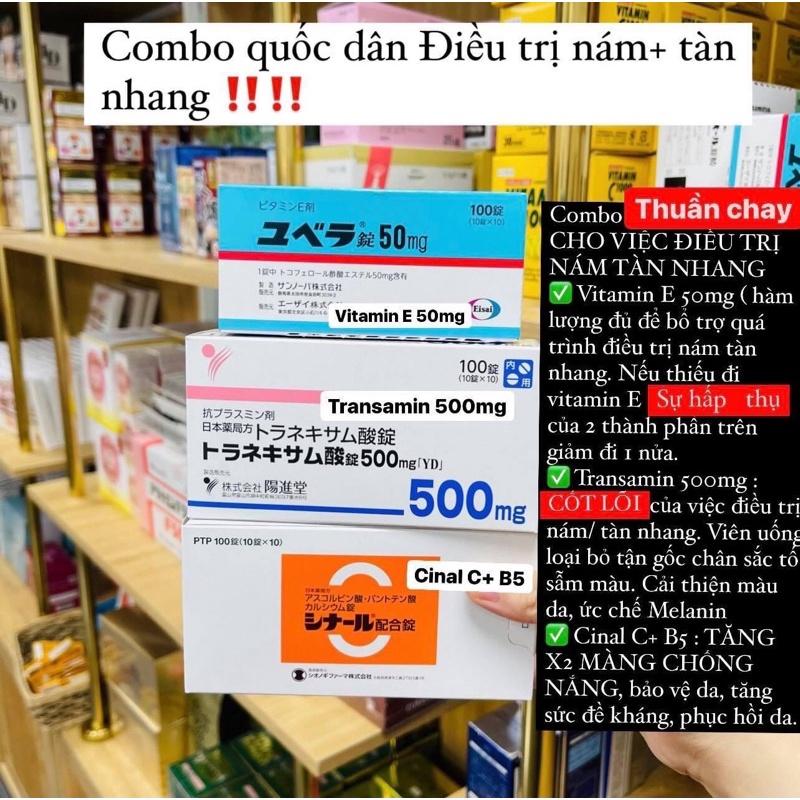 HOTTRANSAMIN-CINALC-E mờ nám trắng da | BigBuy360 - bigbuy360.vn