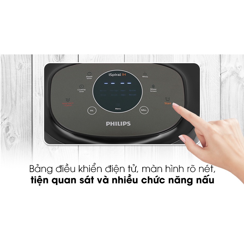 HD4528 - Nồi cơm cao tần Philips 1.5 lít HD4528 - Hàng chính hãng - Smart House