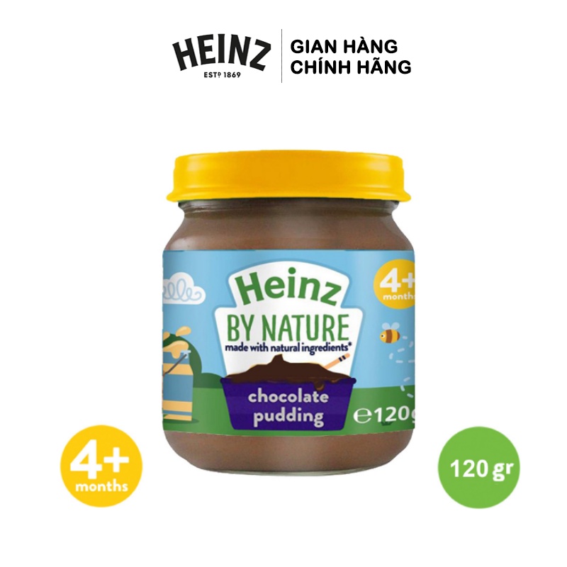 [Mua 1 Tặng 1] Lọ Pudding Sô-Cô-La HEINZ 120g (Date: 31/05/2022)