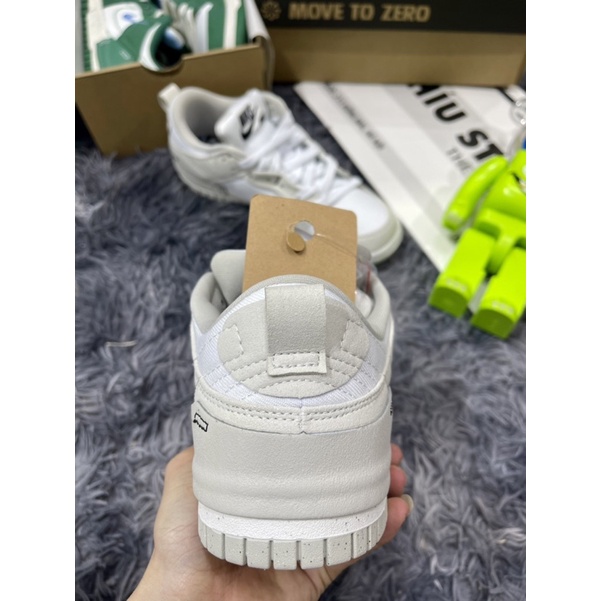 Giầy Thể Thao Dunk Low Disruspt 2 Pale Ivory Black Trắng Xám Đen |Đến Khâu
