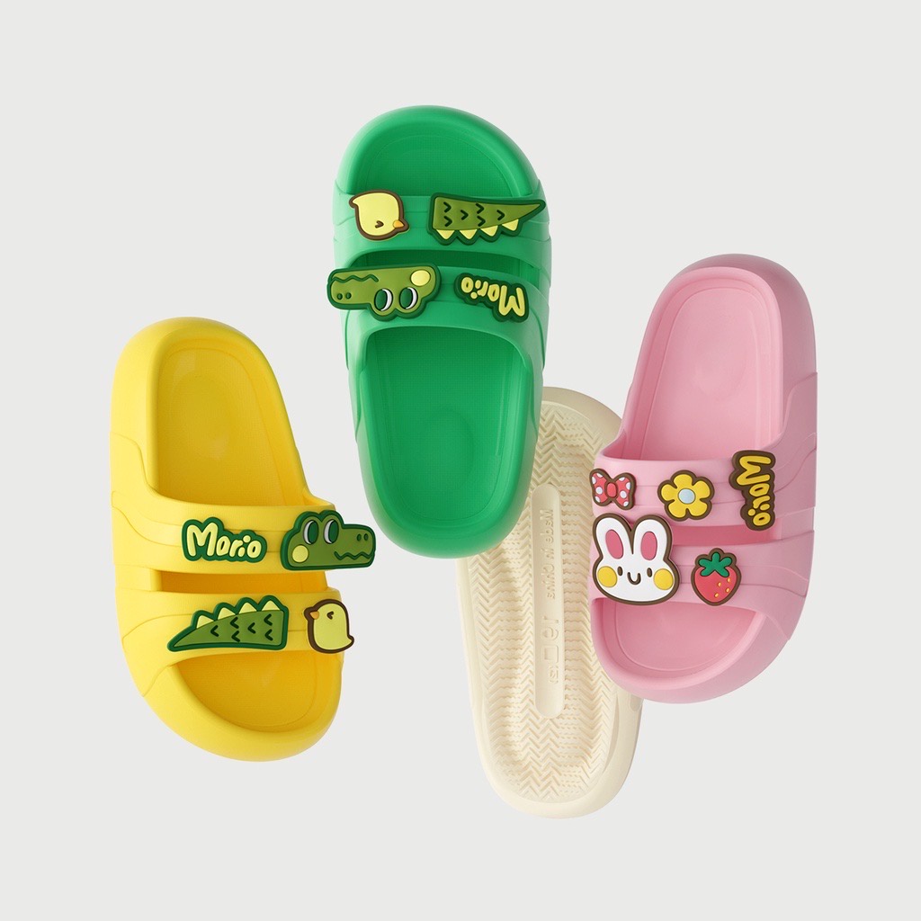 Dép cross cho bé họa tiết Mario- Happy Feet 6601 dép cross nhiều màu sắc cho bé trai bé gái HAPPY6601