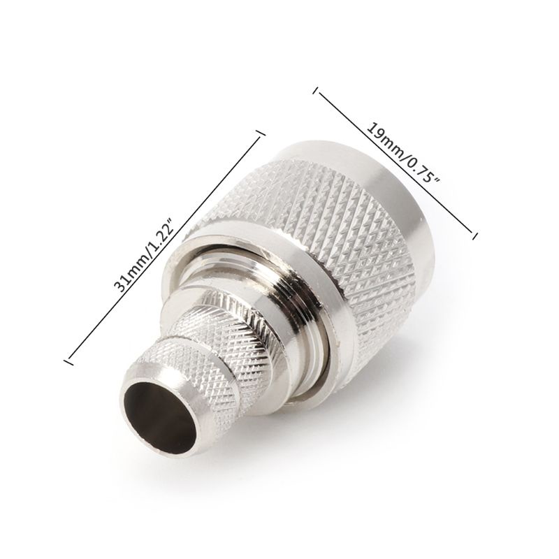 1 Bộ Đầu Nối RF Type N Cho Đồng Trục LMR400 RG8 Ca