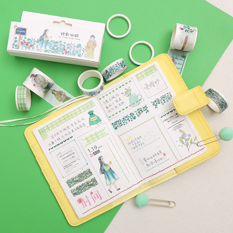 Băng dán in họa tiết dùng cho trang trí cổ điển xinh xắn