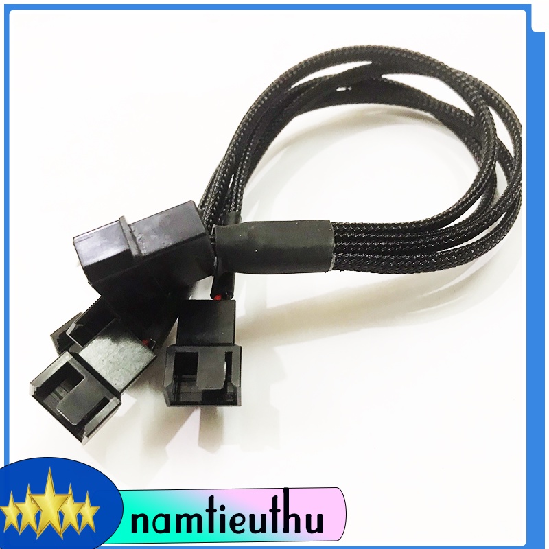 Giắc chia 4 fan từ cổng ata molex 4 pin tiện lợi