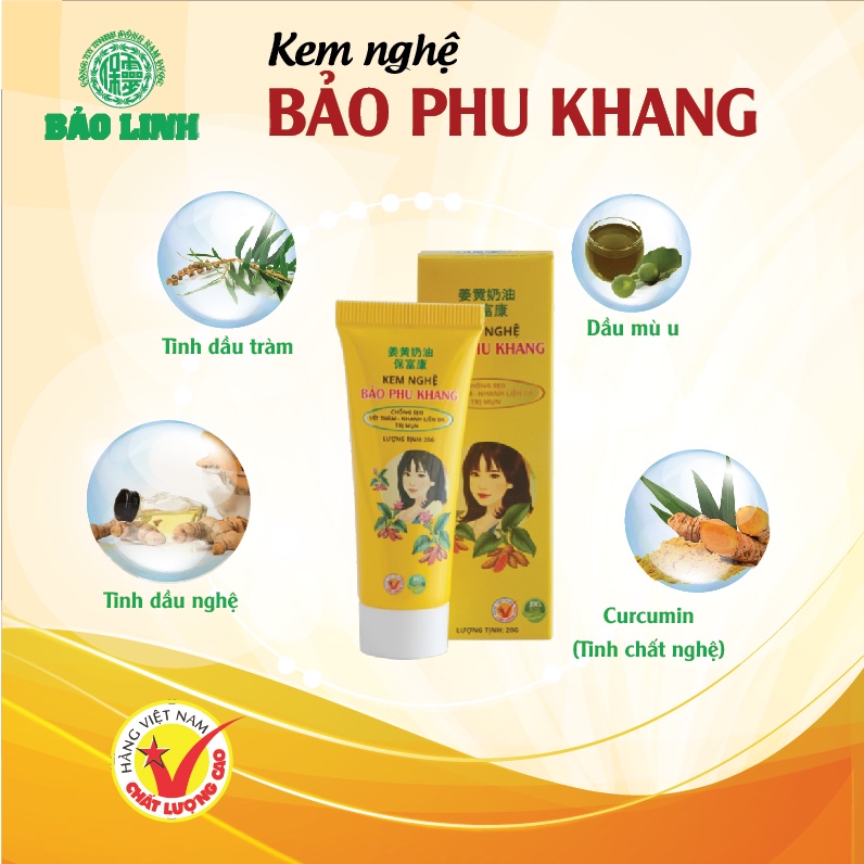 Kem Nghệ Bảo Phu Khang Bảo Linh 20gram