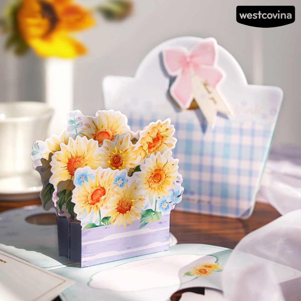 [Hot]✍Thẻ Dày Gấp Gọn Trang Trí Lễ Hội/Tiệc Cưới Cho Ngày Của Mẹ