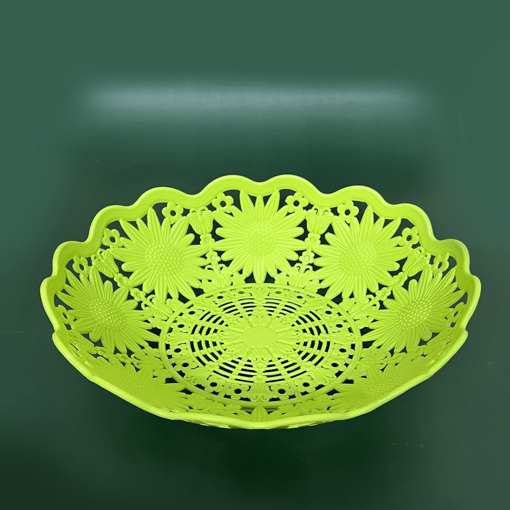 Rổ Oval Hoa Hướng Dương Đựng Trái Cây Rau Củ Xinh Xắn (Nhiều màu)