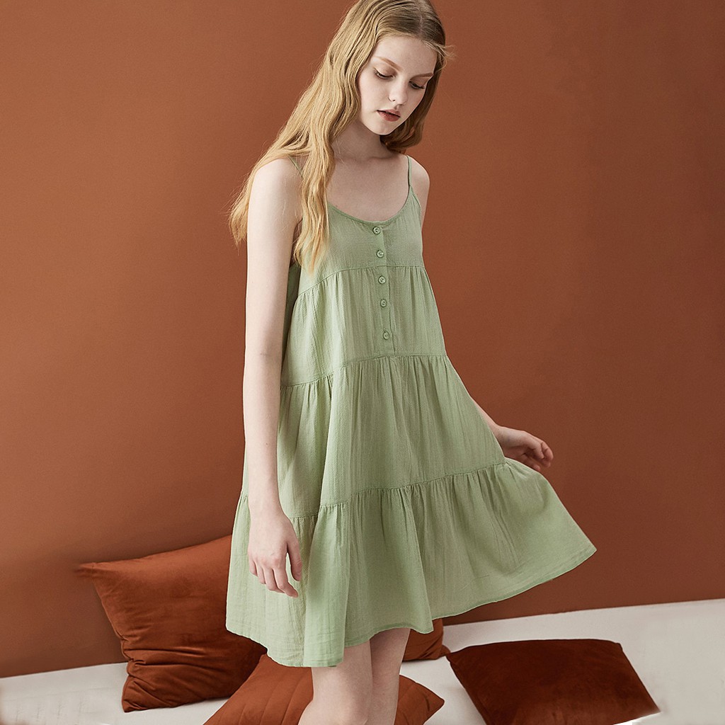 váy ngủ 2 dây (FREESHIP) hàng cao cấp, đầm ngủ chất mát mềm mịn dây điều chỉnh linh hoạt(hàng có sẵn) vn28